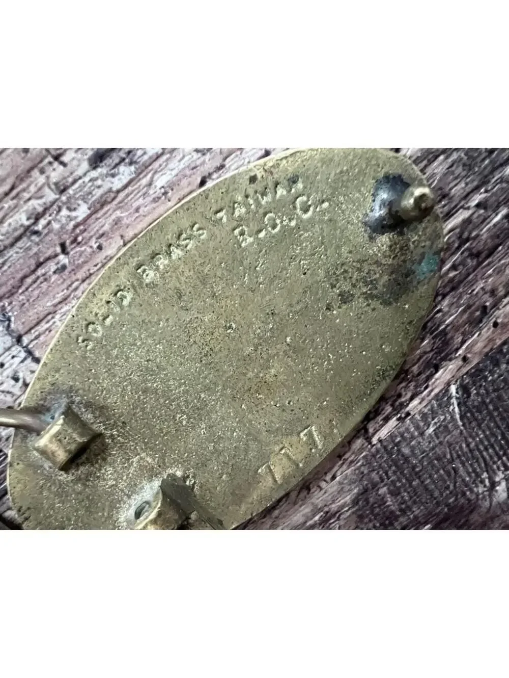 Vintage Honda Solid Brass Belt Buckle, Taiwan ROC, Honda Memorabilia